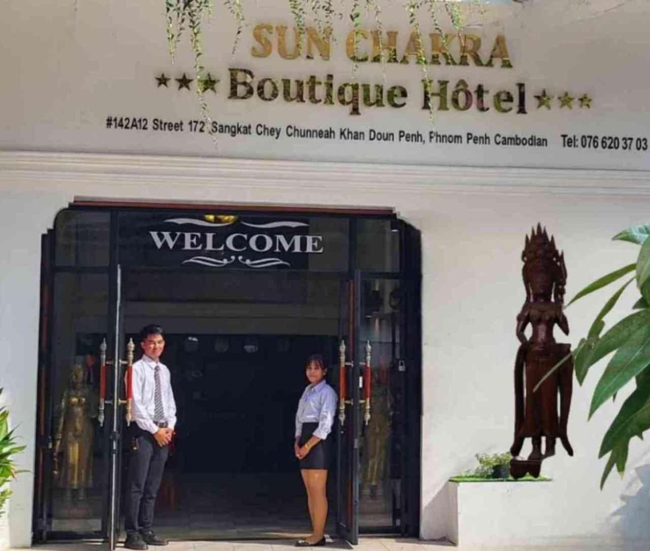 Sun Chakra Boutique Hotel Phnom Penh Bagian luar foto